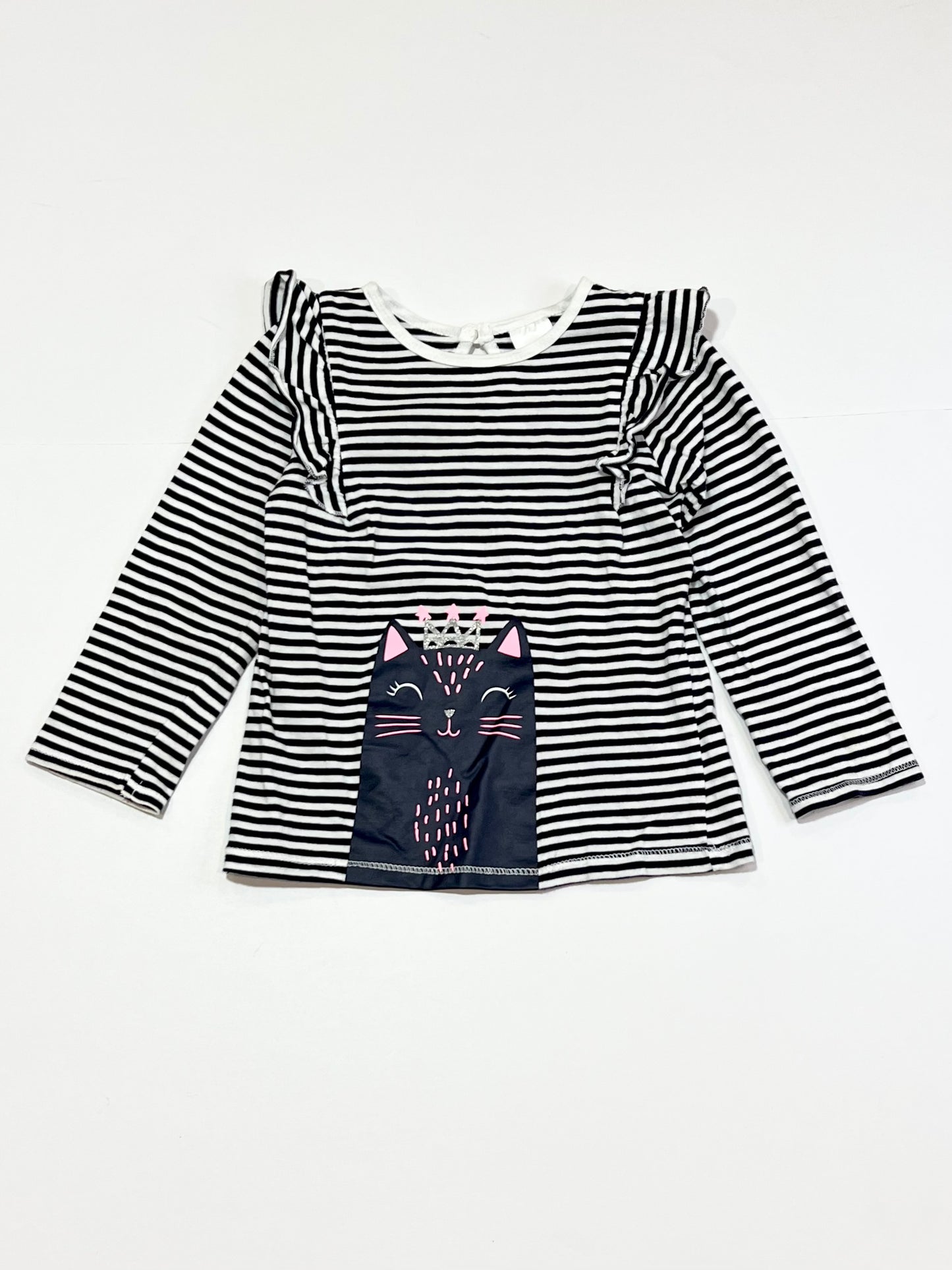 Striped cat top - Size 1