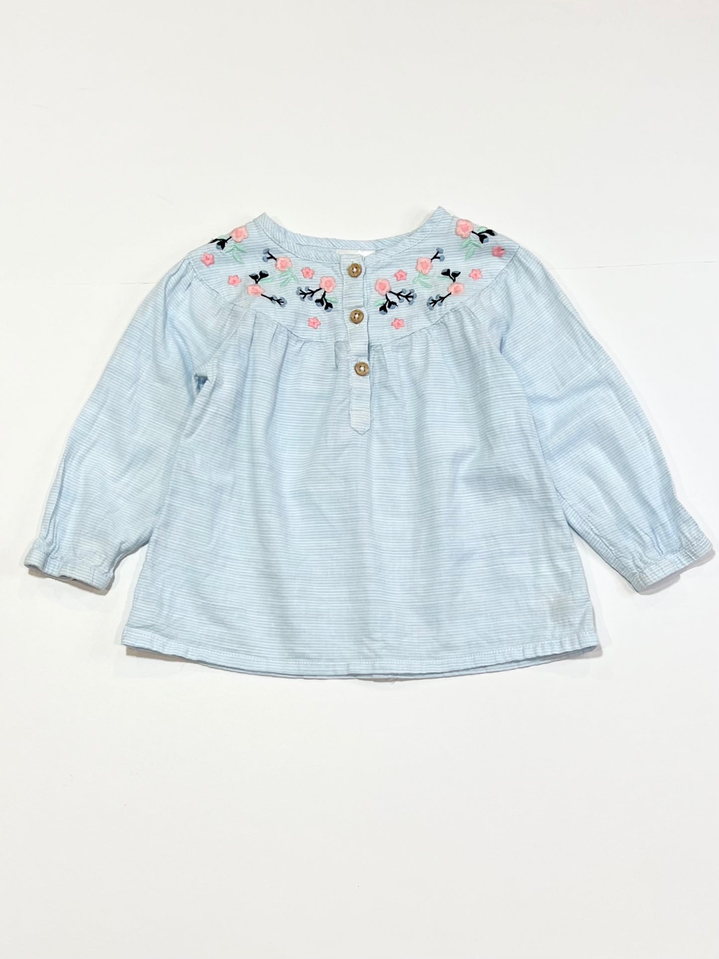 Embroidered cotton top - Size 1