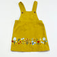 Mustard corduroy pinafore - Size 1
