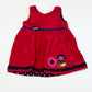 Red corduroy dress - Size 1