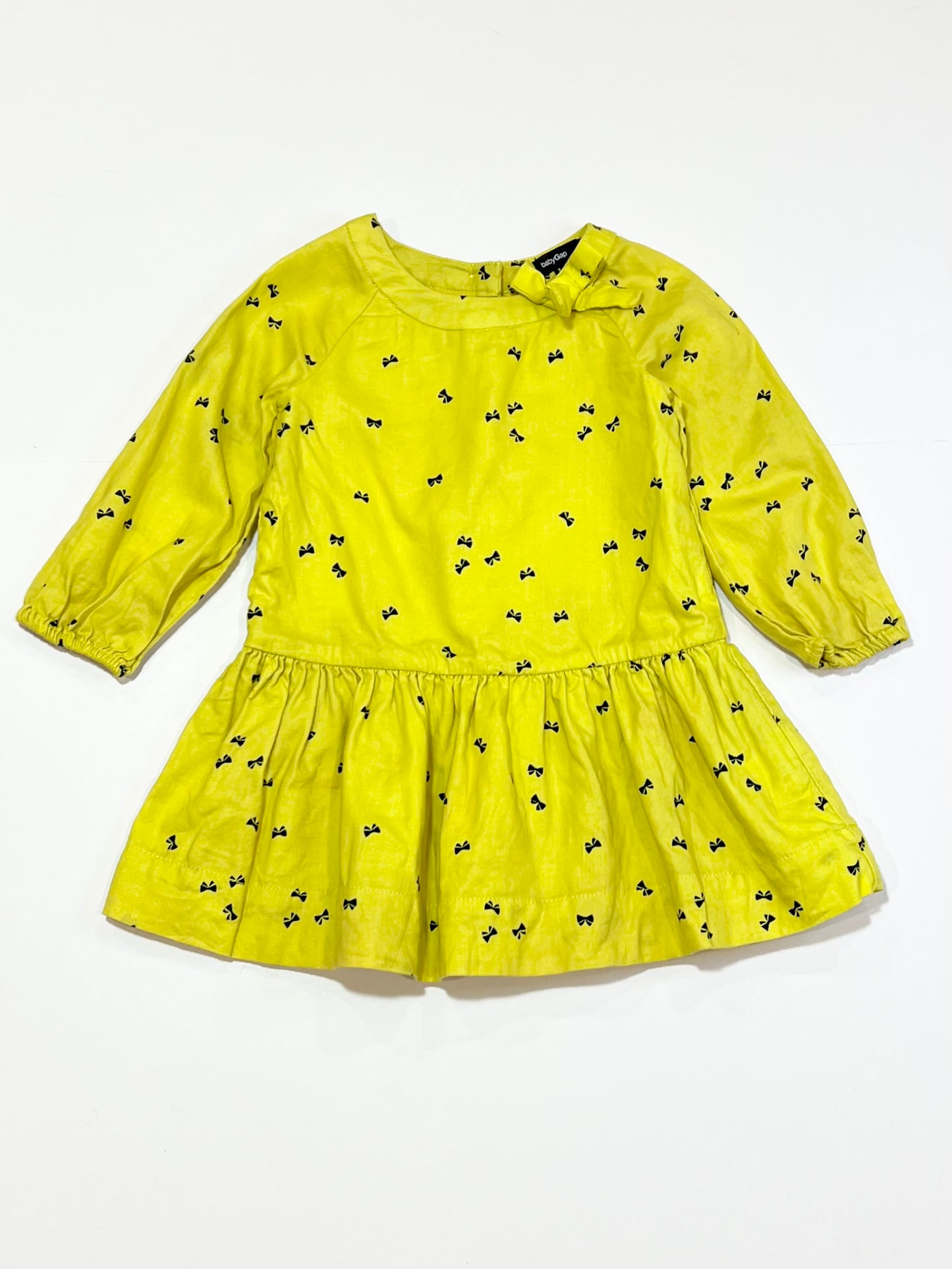 Green bows dress - Size 1