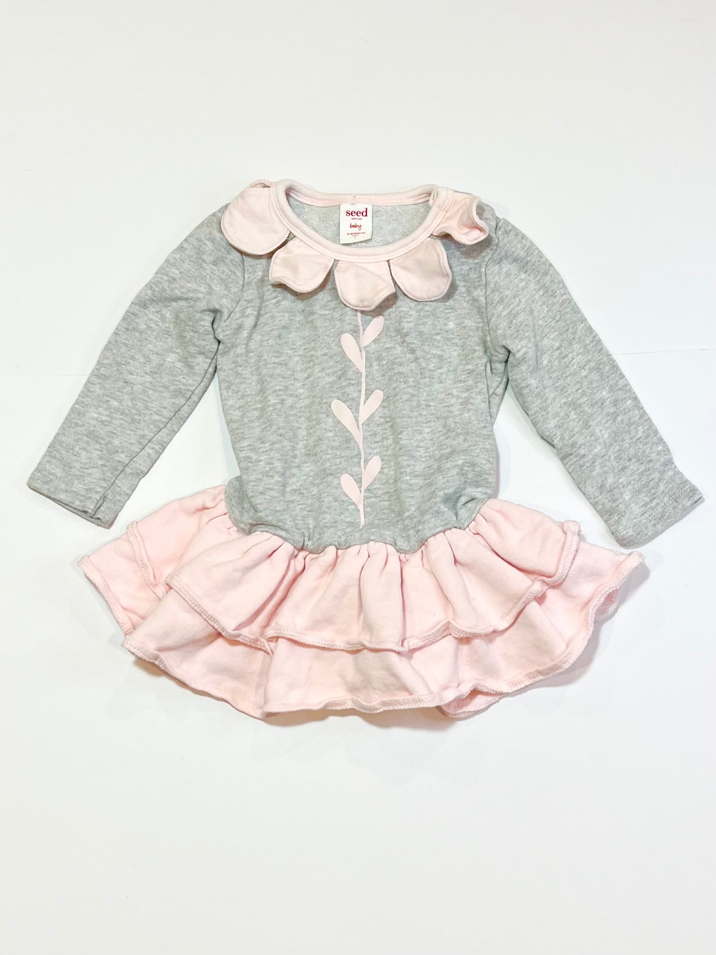 Terry flower dress - Size 1