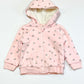 Glitter hearts sherpa hoodie - Size 1