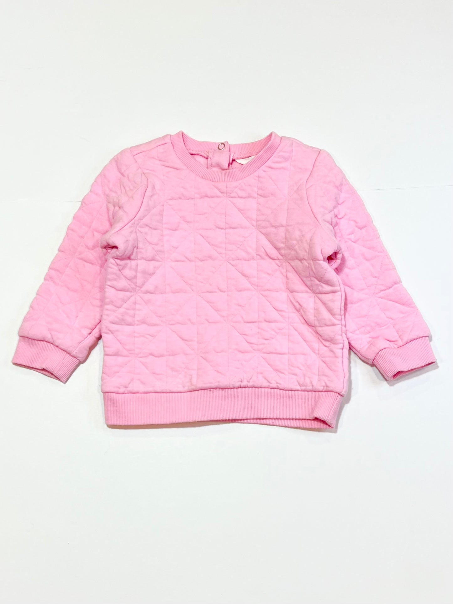 Pink quilted sweater - Size 1