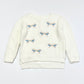 White bows jumper - Size 1
