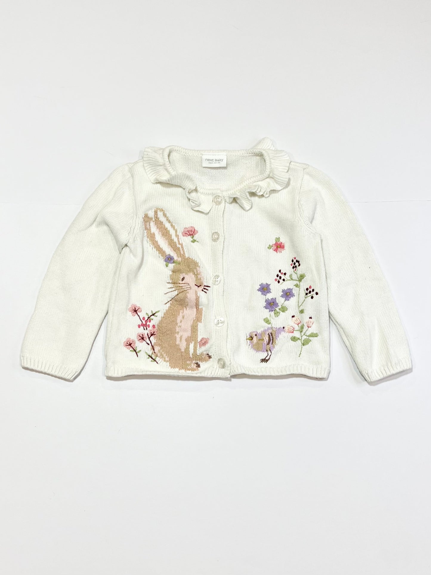 Bunny and bird cardigan - Size 1