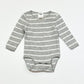 Striped ribbed bodysuit - Size 0000