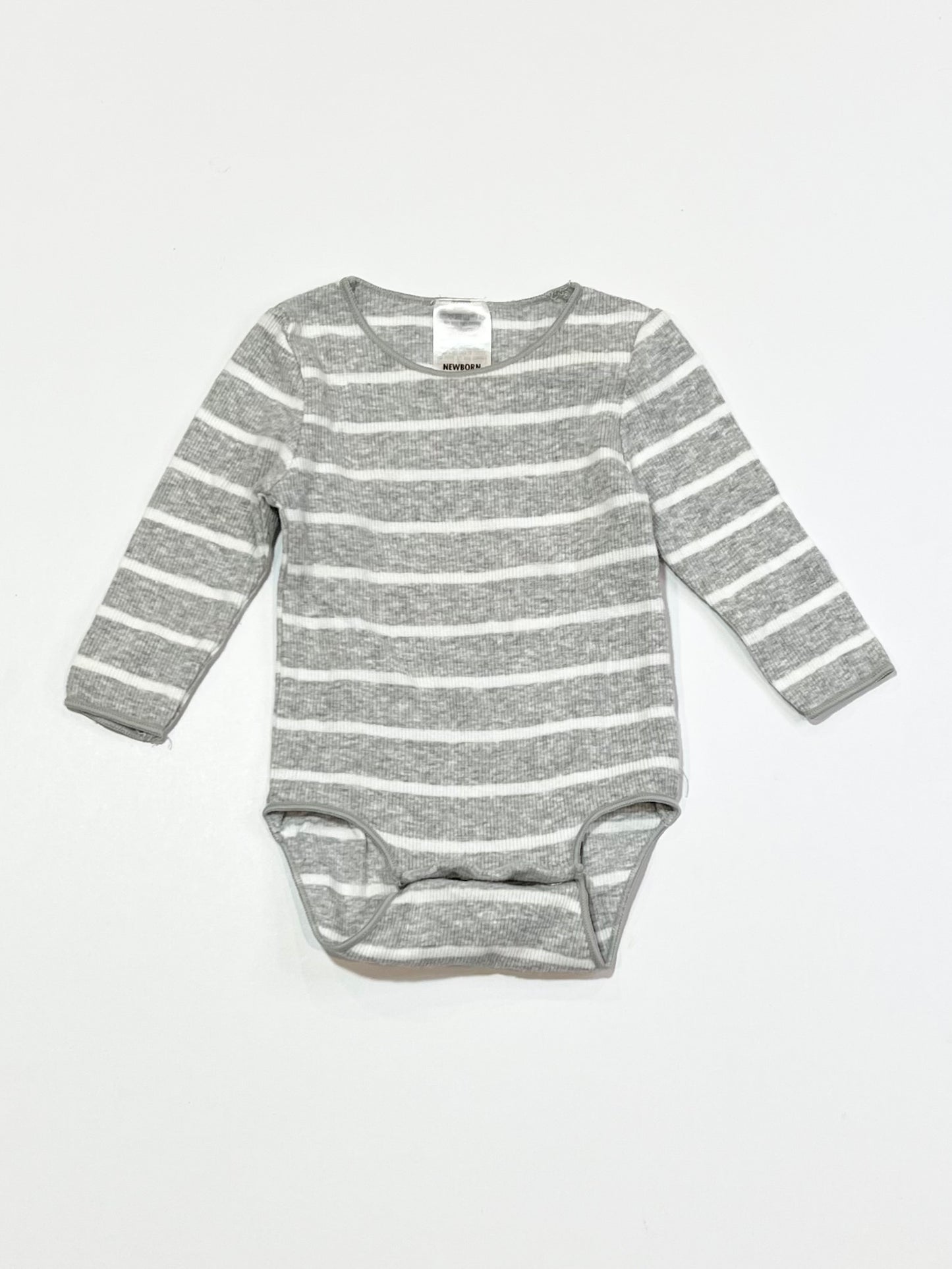 Striped ribbed bodysuit - Size 0000