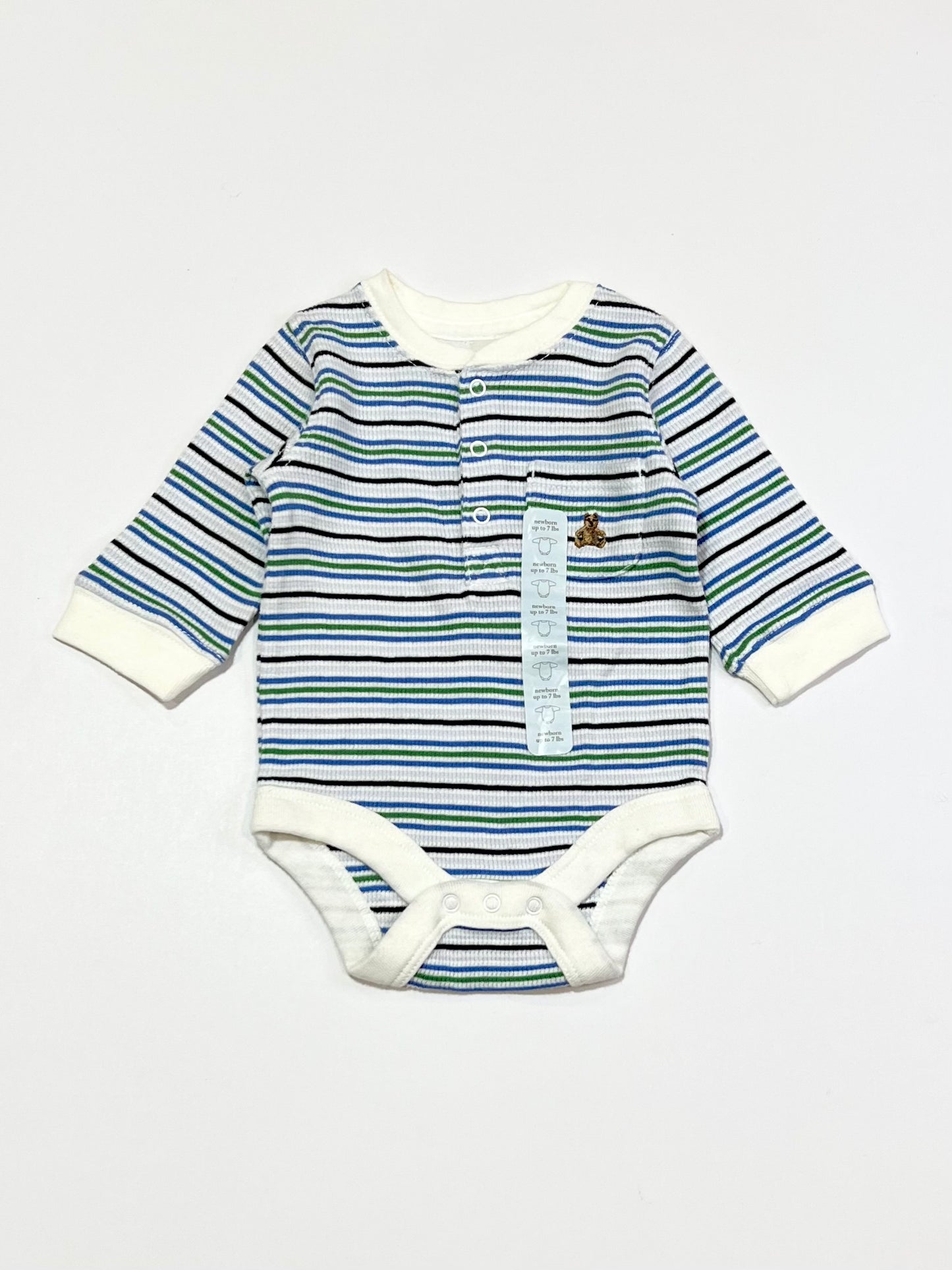 Striped ribbed bodysuit - Size 0000