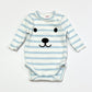 Blue ribbed bodysuit - Size 0000