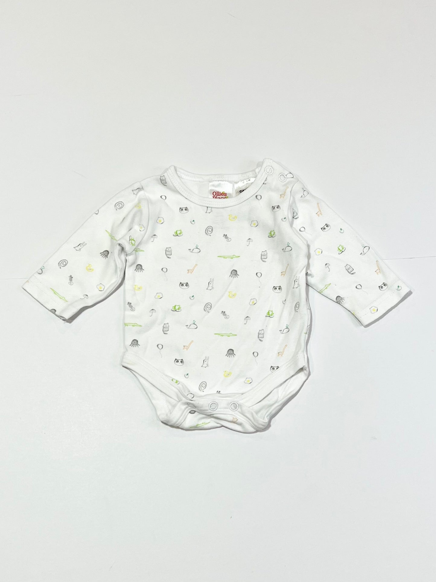 White animals set - Size 0000