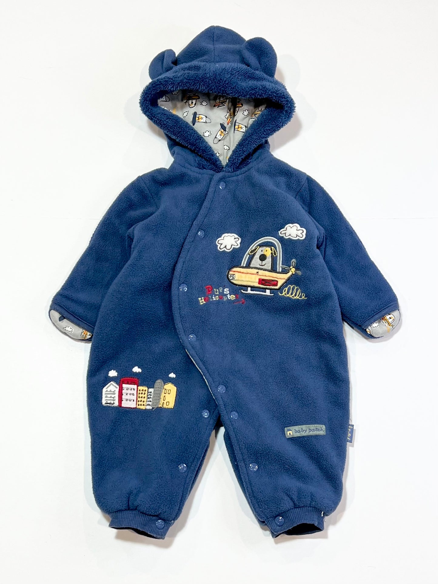 Blue fleece coverall - Size 0000