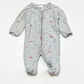 Grey zip onesie - Size 0000
