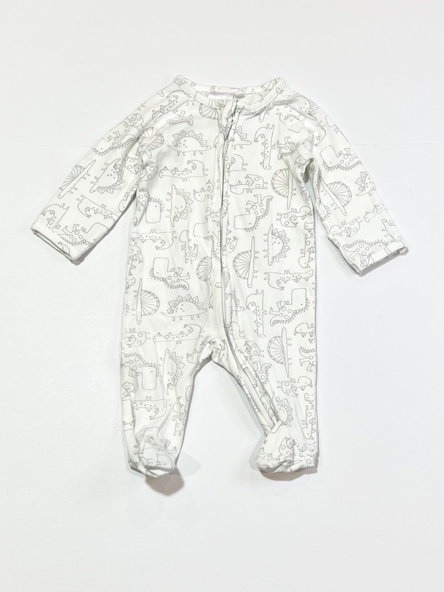 Dinosaurs zip onesie - Size 0000