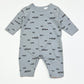 Grey zig zag onesie - Size 0000