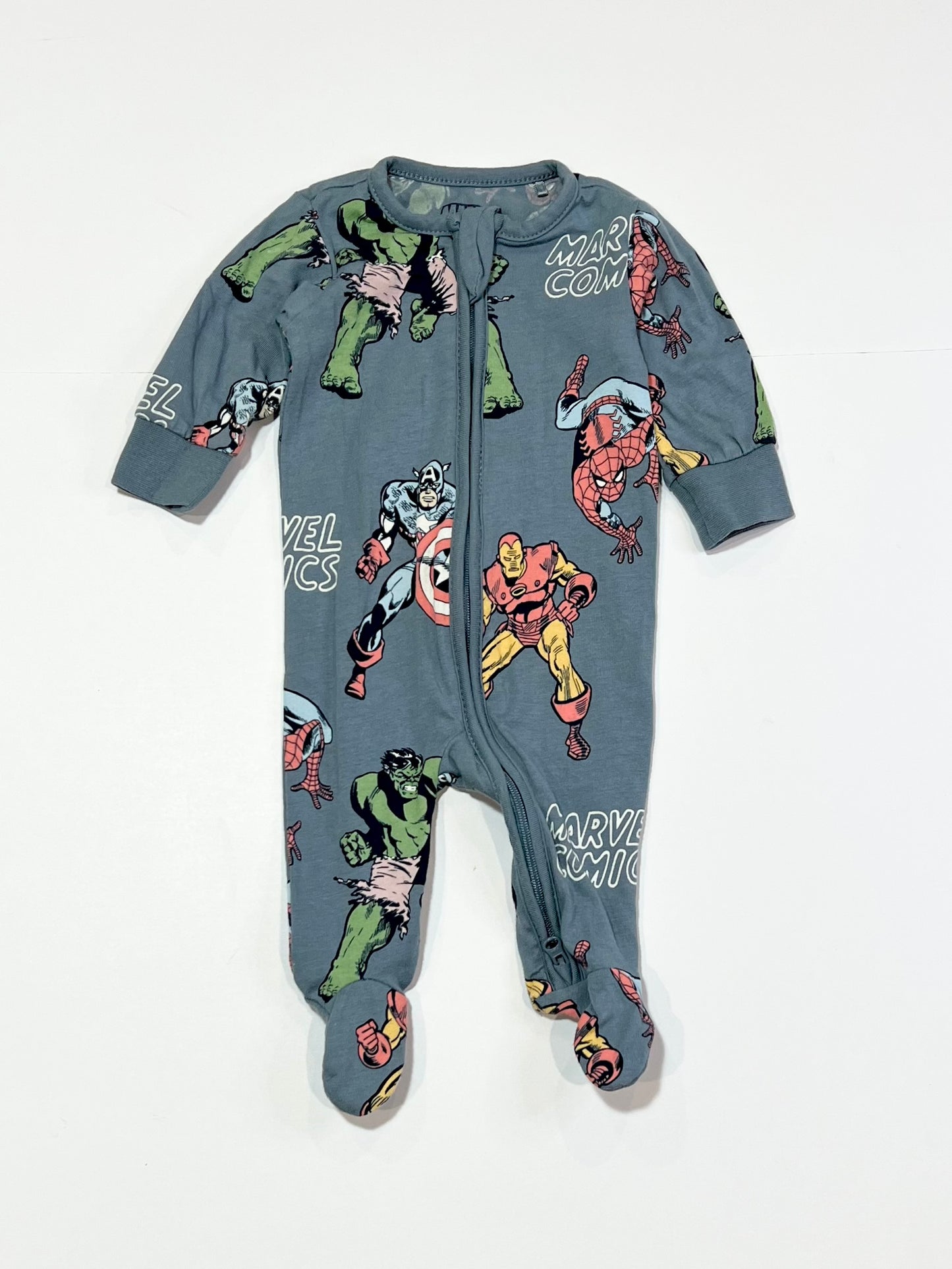 Heroes zip onesie - Size 0000