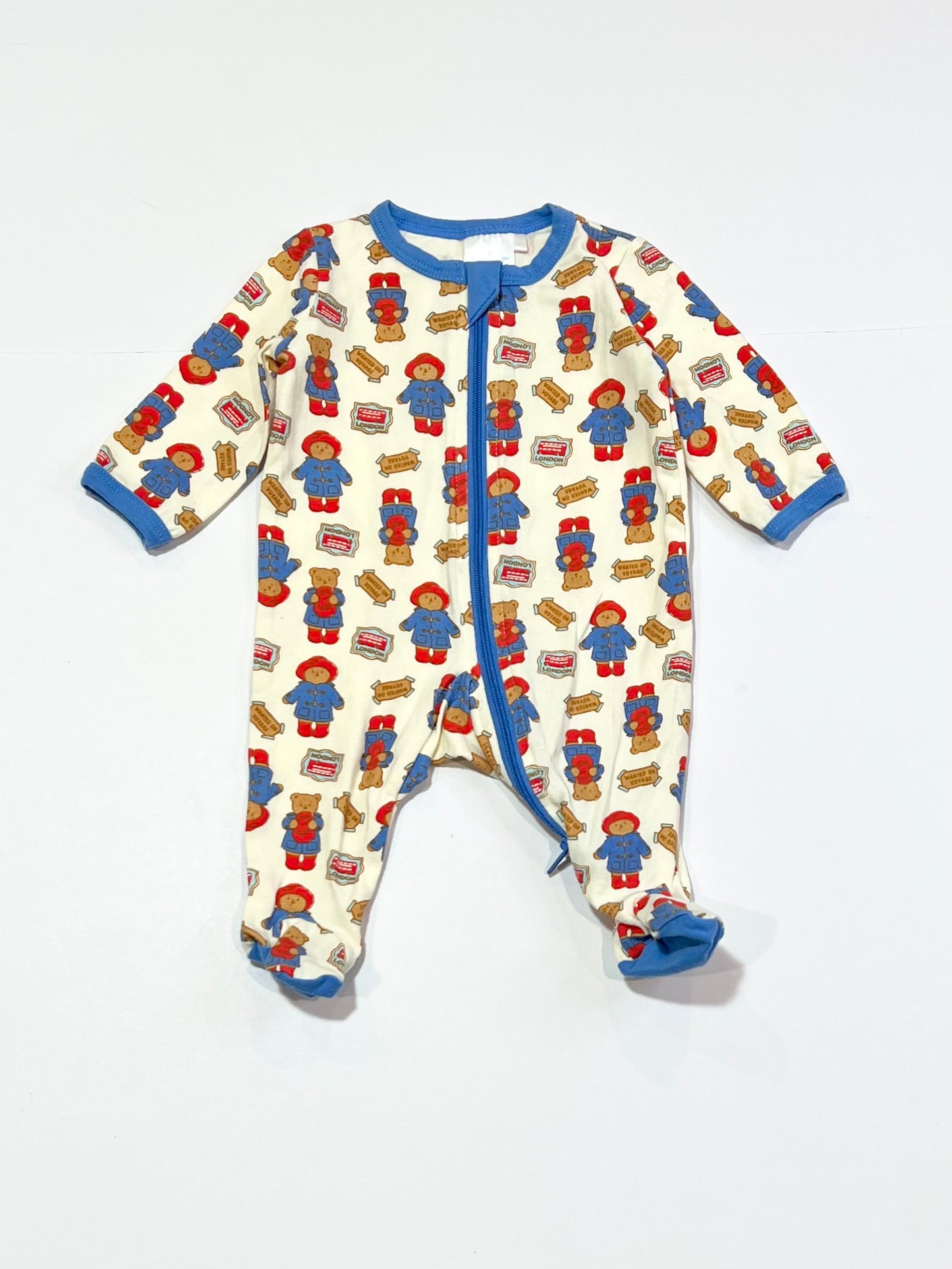 Paddington zip onesie - Size 0000