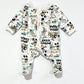 Ribbed Mickey zip onesie - Size 0000