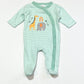 Green animals onesie - Size 0000