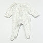 Red stars zip onesie - Size 0000