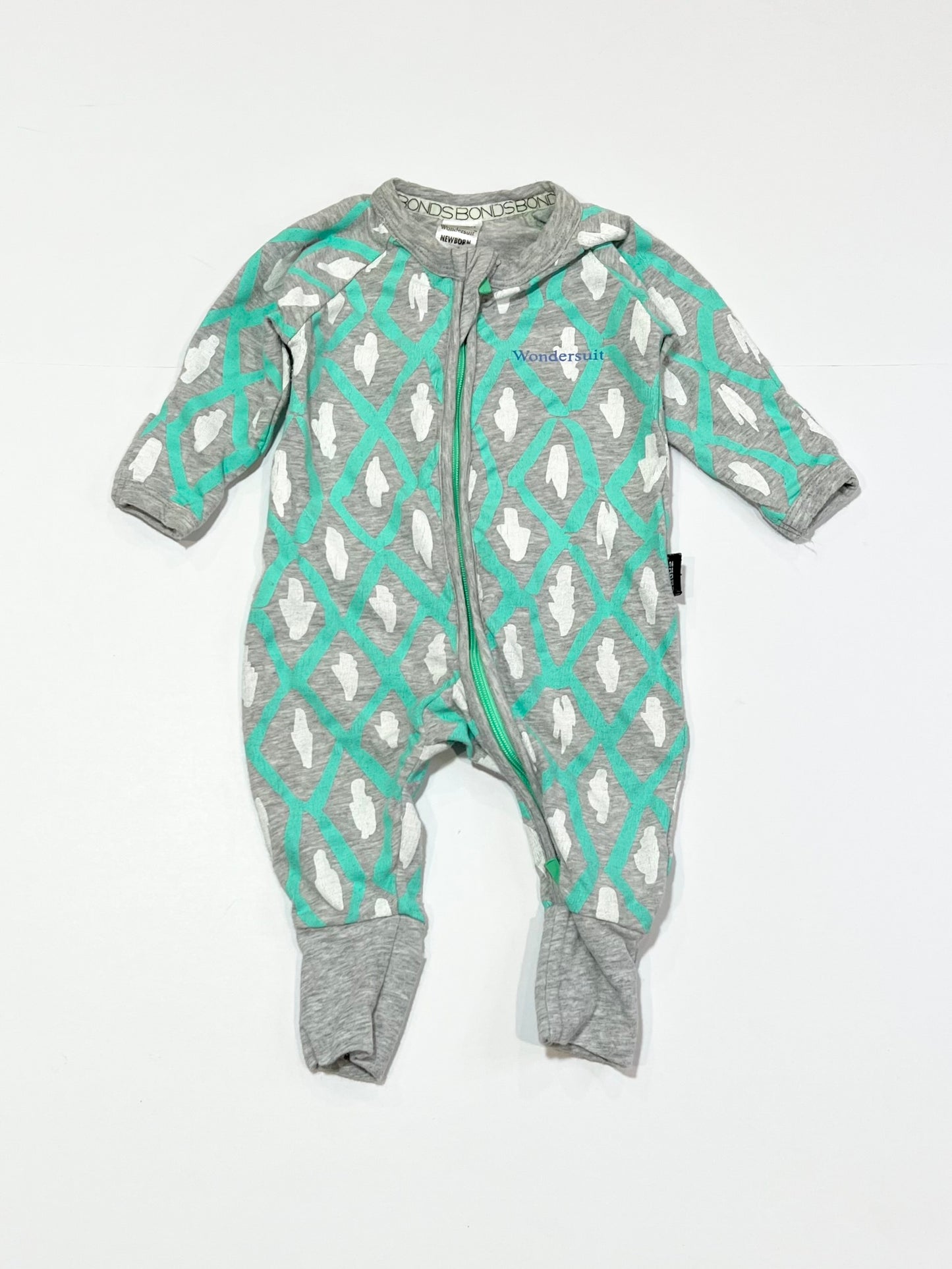 Bonds Wondersuit Bonds Baby 2-Way Zip Wondersuit Coverall White