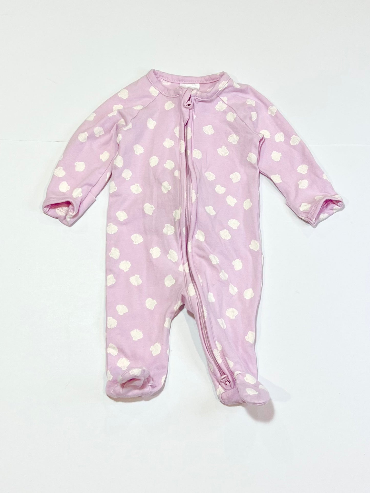 Shells zip onesie - Size 0000