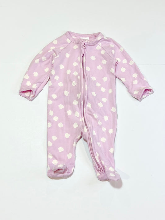 Shells zip onesie - Size 0000