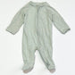 Green floral zip onesie - Size 0000