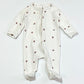 White ladybird zip onesie - Size 0000