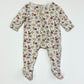 Floral zip onesie - Size 0000