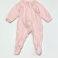 Pink zip onesie - Size 0000