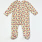Floral zip onesie - Size 0000
