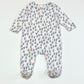 Floral zip onesie - Size 0000
