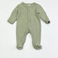 Green ribbed onesie - Size 00000