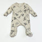 Tan leafy onesie - Size 00000