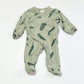 Green feather onesie - Size 00000