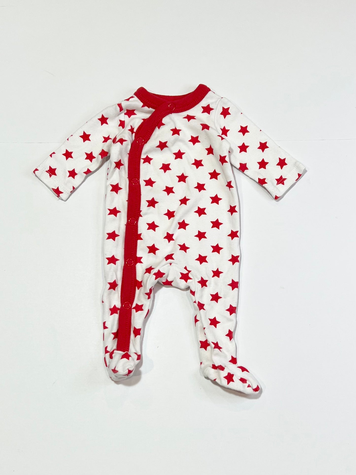 Red stars onesie - Size 00000