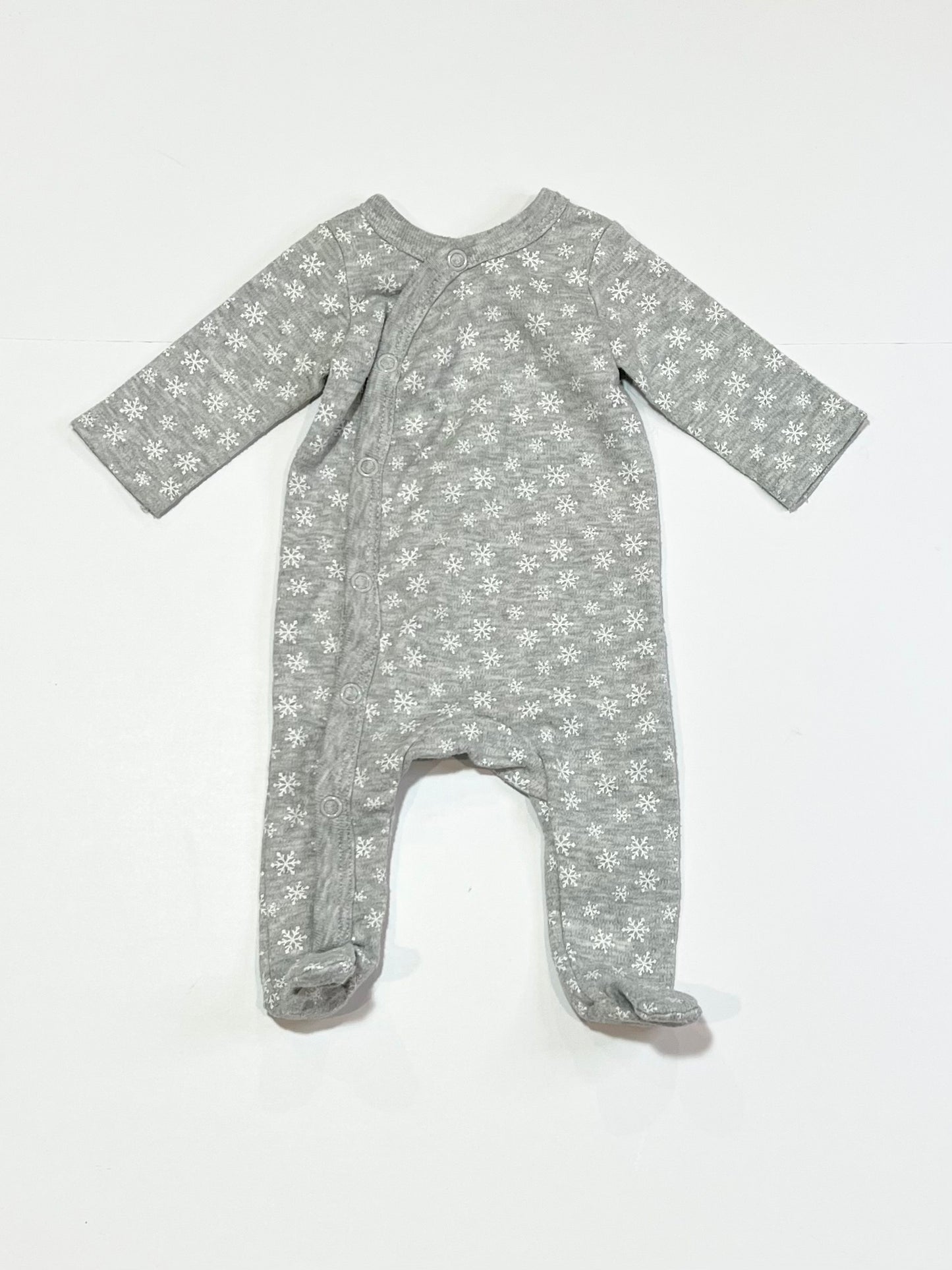 Grey snowflake onesie - Size 00000