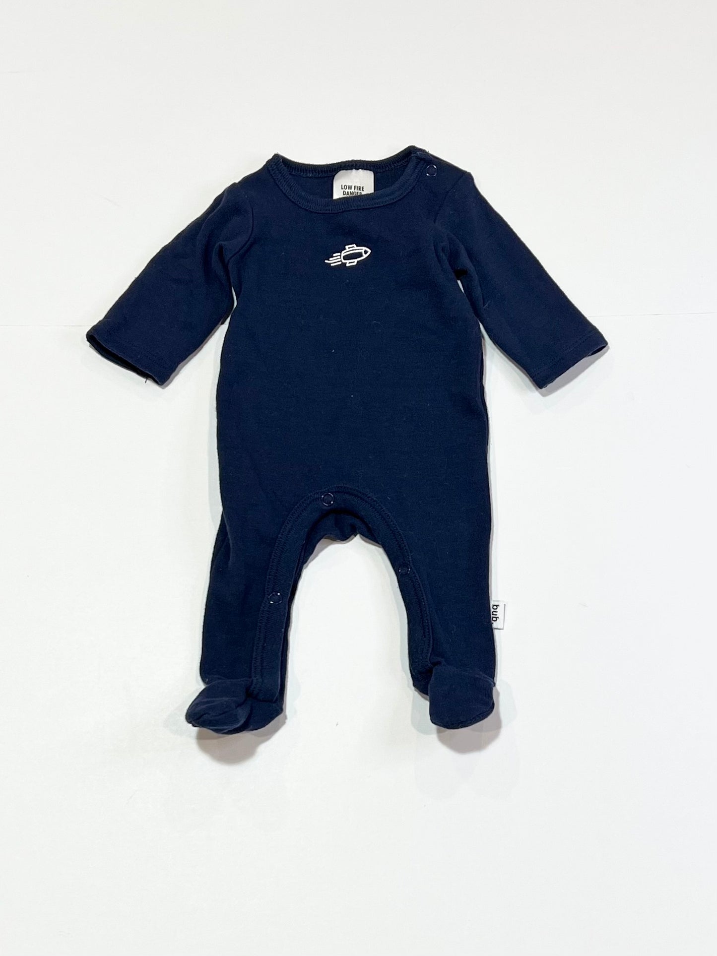 Navy rocket onesie - Size 00000