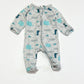 Hippos zip onesie - Size 00000