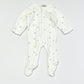 Grey leaf zip onesie - Size 00000