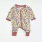 Floral birds zip onesie - Size 00000