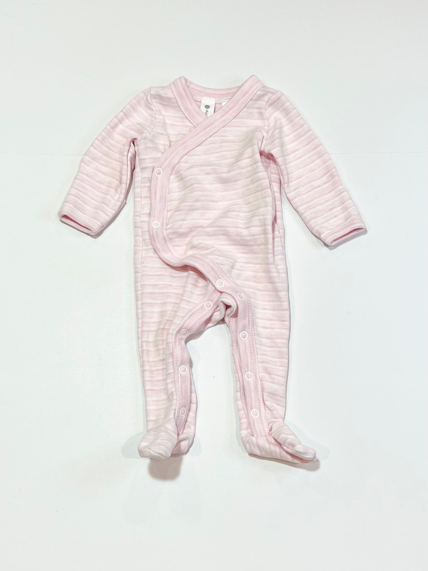 Striped cross-over onesie - Size 00000