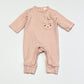 Pink ribbed bunny onesie - Size 00000