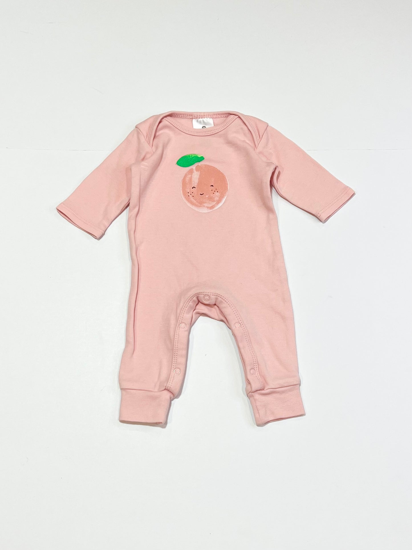 Pink peach onesie - Size 00000