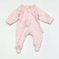 Pink zip onesie - Size 00000