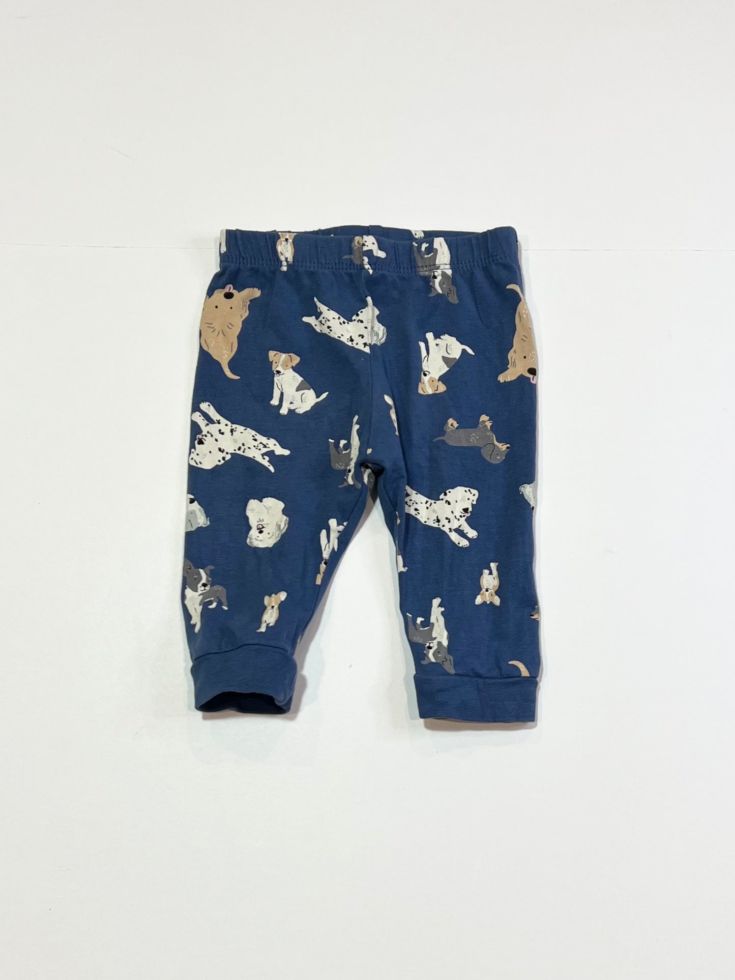 Blue puppy leggings - Size 000