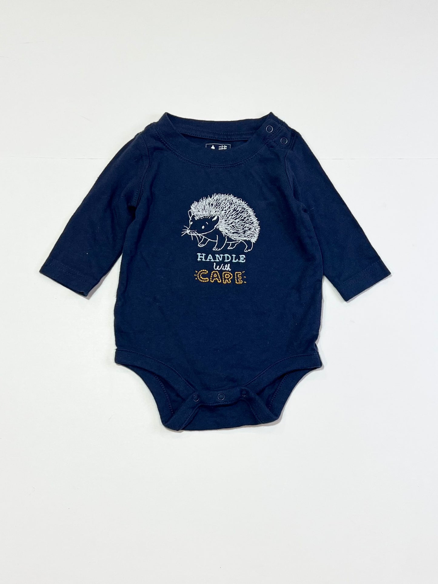 Navy hedgehog bodysuit - Size 000