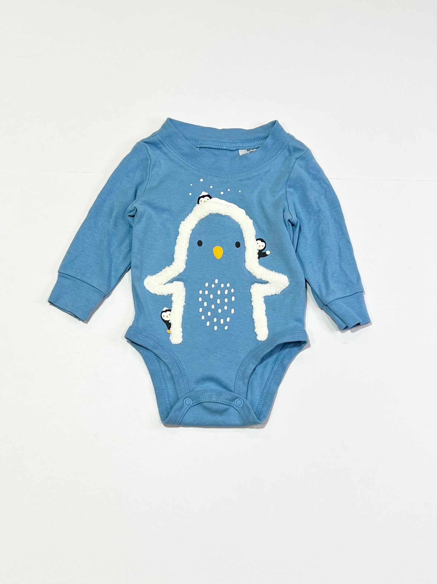 Blue penguin bodysuit - Size 000