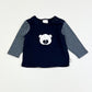 Navy bear top - Size 000